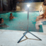 STKR Concepts FLi Telescoping Area Light, 6.5 ft Extension, Rechargeable, Black, 14206