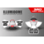 STKR Concepts ILLUMiDOME- Mini Waterproof Lantern, Red, 00245, EDEMO1