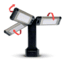 STKR Concepts Tri-Mobile, 2000 Lumen Area Work Light, Black, 12680