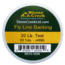 Stone Creek Fly Line Backing, Braided Nylon, 20#, 100 Yard, White, BK1W