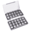 Stone Creek Slim J Magnetic Fly Box, 18 Compartment, Clear, 7.25in x 4in x .5in, FBSJ18