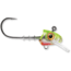 Storm 360GT Swimmer Jig Head, Fits 3.5in Body Length, 1/8oz Jig, #2/0 VMC Coastal Black Hook, Chartreuse Ice, SJS35CI-18J
