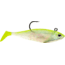 Storm WildEye Swim Shad Swimbaits, 3, 5in, Chartreuse Silver, WSS05SHCS