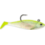 Storm WildEye Swim Shad Swimbaits, 3, 6in, Chartreuse Silver, WSS06SHCS