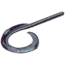 Strike King Rage Anaconda Fishing Lure, Soft Plastic Worm, Junebug, 10in, 6-Pack, RGANA10-42, RGANA10-42