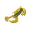 Strike King Baby Luau Craw, Blue Craw, 3in, RGBLCRW-108