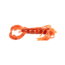 Strike King Baby Luau Craw, Fire Craw, 3in, RGBLCRW-900
