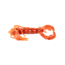 Strike King Baby Luau Craw, Fire Craw, 3in, RGBLCRW-900