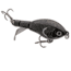 Strike King Bitsy Chickin Hardbait, 2.5in, 1/4oz, Black Lab, 12-36266