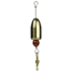 Strike King EZ-Rig Fishing Weight, Pre-Made Carolina Rig, 3/4oz, Stainless Steel Wire, Plastic Bead, Brass Weight, 2-Pack, Brass/Red, EZRIG-34