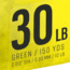 Strike King Contra Braid Fishing Line, 30lb Test, 150-Yards, Green, LPB150-30G