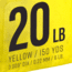 Strike King Contra Braid Fishing Line, 20lb Test, 150-Yards, Hi-Vis Yellow, LPB150-20Y