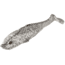 Strike King Final Copy Weedless Softbait, 1 pack, 4.75in, Carolina Chrome, 12-36056