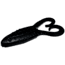 Strike King KVD Gurgle Toad Fishing Lure, Soft Plastic Toad, Black, 3 3/4in, 5-Pack, GT-210, GT-210