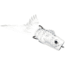 Strike King KVD Popping Perch Fishing Lure, Hollow Body Topwater, Pearl, 5 1/2in, 1/2oz, PPKVD-84, PPKVD-84