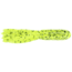 Strike King KVD Pro Model Tube Fishing Lure, Soft Plastic Tube, Chartreuse Pepper, 3 1/2in, 10-Pack, PMT3.5-52, PMT3.5-52