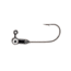 Strike King Mr. Crappie Sausage Head Jig Head, 25 Pack, Black, 1/16oz, MRCSH25P116-10