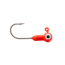 Strike King Mr. Crappie Sausage Head Jig Head, 25 Pack, Flo Red, 1/16oz, MRCSH25P116-578