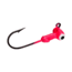 Strike King Mr. Crappie Sausage Head Jig Head, 25 Pack, Pink, 1/8oz, MRCSH25P18-98