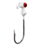 Strike King Mr. Crappie Sausage Head Jig Head, 25 Pack, Refrigerator White, 1/16oz, MRCSH25P116-199