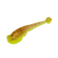 Strike King Mr. Crappie Teen-Zee Fry Swimbait, Pumpkin with Chartreuse Tail, 5/8in, MRCTZFRY-48