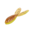 Strike King Mr. Crappie Teen-Zee Tails Swimbait, Pumpkin with Chartreuse Tail, 5/8in, MRCTZTL-48