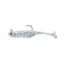 Strike King Pinger Minnow Softbait, 3 pack, 2.5in, 1/8oz, Carolina Chrome, 12-36146