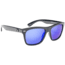 Strike King Plus Cash Sunglasses, Shiny Black Frame, Blue Revo Mirror, SG-SKP413