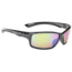 Strike King Plus Hudson Sunglasses, Shiny Black Frame, Revo Green Mirror, Amber Base Lens, SG-SKP37