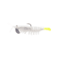 Strike King Pre-Rigged Tidal Shrimp 1/4oz, Pearl Chartreuse Tail, 2.75in, PRSSW275-492