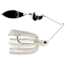Strike King Premier Pro-Model Fishing Lure, Spinnerbait, White, 3/16oz, PP316CW-204S, PP316CW-204S