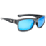 Strike King Pro Sunglasses, Shiny Black Frame, Multi Layer White Blue Mirror, Gray Base Lens, SG-P301