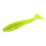 Strike King Rage Swimmer Saltwater, Soft Plastic Paddletail Minnow, Ribbed Body, High Tail, 3 1/4in, 8-Pack, Chartreuse Silver, RGSWSW325-415