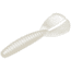 Strike King Rage Twin Tail Menace Fishing Lure, Soft Plastic Grub, Pearl, 3 1/2in, 8-Pack, RGTTMG-84, RGTTMG-84