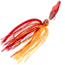 Strike King Rattling Thunder Cricket Bladed Jig, 3/8oz, 2.5in, Fire Craw, 12-36313