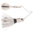 Strike King Rocket Shad Spinnerbait Fishing Lure, White, 1/4oz, RS14-12, RS14-12
