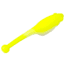 Strike King Shadpole XL Softbait, 10 pack, 2.5in, Refrigerator White, 12-36413