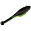 Strike King Shadpole XL Softbait, 10 pack, 2.5in, Tuxedo Black Chartreuse, 12-36410