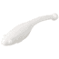Strike King Shadpole XL Softbait, 10 pack, 2.5in, White, 12-36422