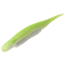 Strike King Spotlight Shim-E Minnow Softbait, 6 pack, 5in, Chartreuse Shad, 12-36036