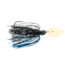 Strike King Thunder Cricket Gold Fishing Lure, Vibrating Swim Jig, Black and Blue, 1/2oz, TCGVSJ12-2, TCGVSJ12-2