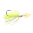 Strike King Thunder Cricket Gold Fishing Lure, Vibrating Swim Jig, Chartreuse White, 1/2oz, TCGVSJ12-3, TCGVSJ12-3