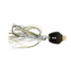 Strike King Thunder Cricket Gold Fishing Lure, Vibrating Swim Jig, Olive Shad, 3/8oz, TCGVSJ38-453, TCGVSJ38-453