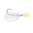 Strike King Thunder Cricket Gold Fishing Lure, Vibrating Swim Jig, White, 1/2oz, TCGVSJ12-10, TCGVSJ12-10