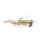Strike King Tidal Shrimp Fishing Lure, Pre-rigged Soft Plastic Shrimp Bait, Durable Mesh Tail, 2/0 Single Hook, 3 1/2in, 1/4oz, Gold Rush, PRSSW3-519