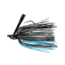 Strike King Tour Grade Tungsten Compact Swim Jig, Pro Black/Blue, 1/4oz, TGTSJ14-316