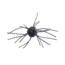 Strike King Tumbleweed Floating Softbait, 4 pack, 3in, Black/Blue, 12-36248