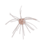Strike King Tumbleweed Floating Softbait, 4 pack, 3in, White Sauce, 12-36243