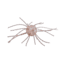 Strike King Tumbleweed Floating Softbait, 4 pack, 3in, White Sauce, 12-36243