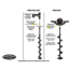 StrikeMaster Lite-Flite Lazer Drill Unit
